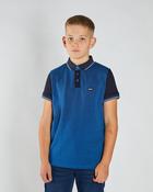 Robinson Birdseye Blue/Navy Polo image