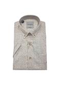 Galindo Short Sleeve Beige / White Shirt