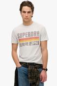 Japan Stripe Relaxed Tee-Ice Grey Marl image
