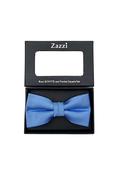 Sky Blue Zazzi Boys Bow &amp; Pocket Square Set
