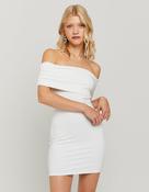 White Off-Shoulder Mini Dress