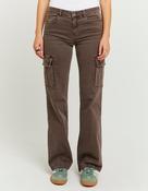 Brown Bootcut Cargo Trousers