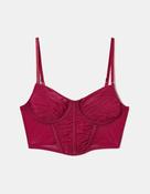 PINK MESH CORSET TOP image