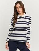 White T-Shirt With Long Sleeves image