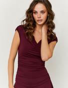 Purple Ruched Top image