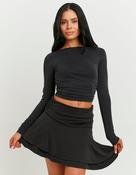Basic Black Open Back Top image