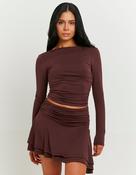 Basic Burgundy Open Back Top image