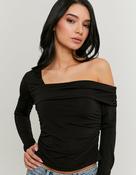 Asymmetric Basic Black Top image