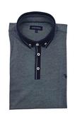 Tom Penn Denim Blue Melange Polo image