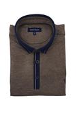 Tom Penn Tan Melange Polo Shirt image
