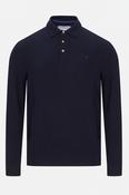 Trevor Navy Long Sleeve Polo