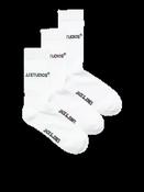 Soho Tennis 3 Pack Socks - White/Black