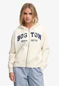 Ath Essential Relaxed Crop Ziphood - Desert Bone Off White
