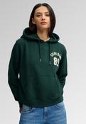 Ath Essential Applique Crop Hood - Enamel Green