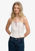 Lace Cami Top-Off White image