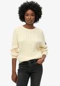 Slouchy Cable Knit - Natural White
