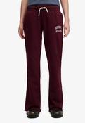 Athletic Embroidered Flare Jogger - Port Red image
