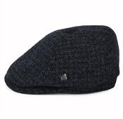 Hudson Harris Navy Blue Tweed Cap image
