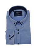 Advise Blue Double Collar Shirt image