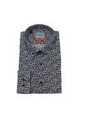 Dario Beltran Blue Splash Print Shirt image