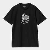 Short Sleeve Move On Up T-Shirt-Black / White image