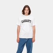 Short Sleeve University T-Shirt-White / Black image