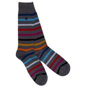 Grey Small Stripe Socks image