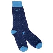 Spotted Sky Blue Socks