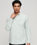 Cotton Long Sleeve Oxford Shirt-Light Green image