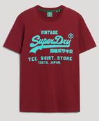 Neon Vintage T-Shirt-Rich Berry Purple image