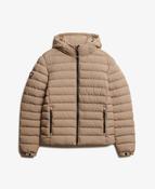 Hooded Fuji Padded Jacket-Winter Twig Beige