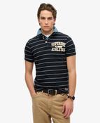 Vintage Athletic Jersey Polo-Eclipse Navy Stripe image