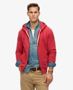 Essential Logo Zip Hoodie-Prep Red