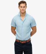 Vacation Linen Short Sleeve Sea Blue Shirt image