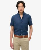 Vacation Linen Short Sleeve Navy Shirt image