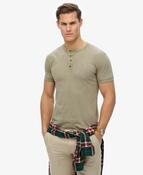 Slub Ss Jersey Grandad Top-Light Khaki Green image