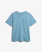 Classic Essential Pocket Tee-Sunset Blue