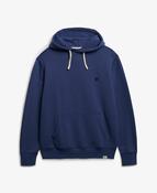 Monogram Emb Hoodie-Hampton Blue