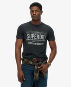 Heritage Brand Relaxed Tee-Black