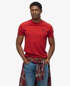 Essential Logo Embroidered Tee-Expedition Red