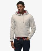 Essential Logo Hoodie -Straw Grey Marl