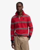 Vintage Athletic Stripe Rugby-Red Stripe