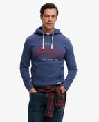 Superdry Vintage Logo Classic Hoodie – Hampton Blue