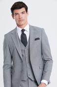 Stanley Tapered Fit Silver Waistcoat