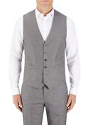 Harcourt Silver Tapered Waistcoat image