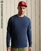 Vintage logo emb crew Vintage Navy Marl image