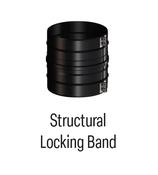 Solinox 130 Twin Wall Black STRUCTURAL LOCKING BAND