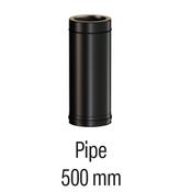 Solinox 130 Twin Wall Black 500mm LENGTH