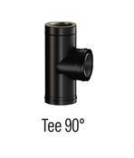 Solinox 130 Twin Wall Black 90 DEGREE TEE