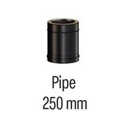 Solinox 130 Twin Wall Black 250mm LENGTH